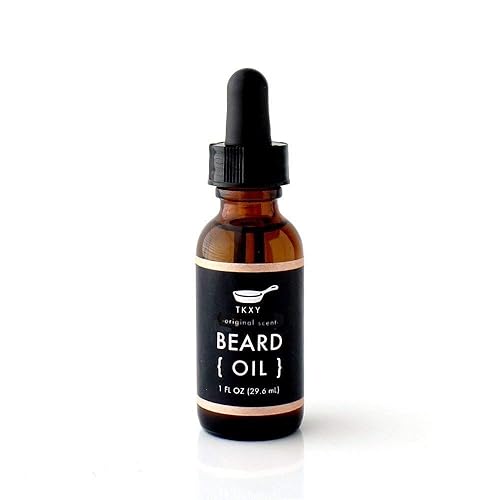 Natural Beard Oil - Original Scent (1 fl oz) Handmade with Organic Argan and Jojoba Oil