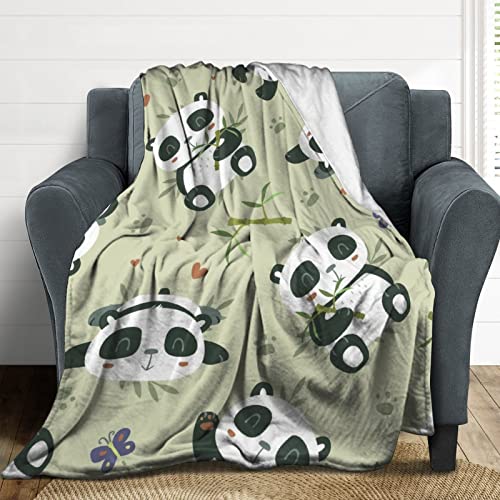 Couverture polaire panda plaid décoratif idéal pour offrir - 8