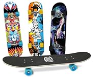 Teorema Skateboard für Kinder und Anfänger, rutschfestes Holzbrett, Länge 80 cm, Räder aus PVC, Kugellager ABEC-7, Gestell aus Aluminium, maximale Traglast 100 kg