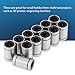 12Pcs Lm8Uu 8Mm Linear Motion Ball Bearing Bushing for 3D Printer CNC Parts 8 X 15 X 24Mm Industrial Scientific Linear Ball Bearings