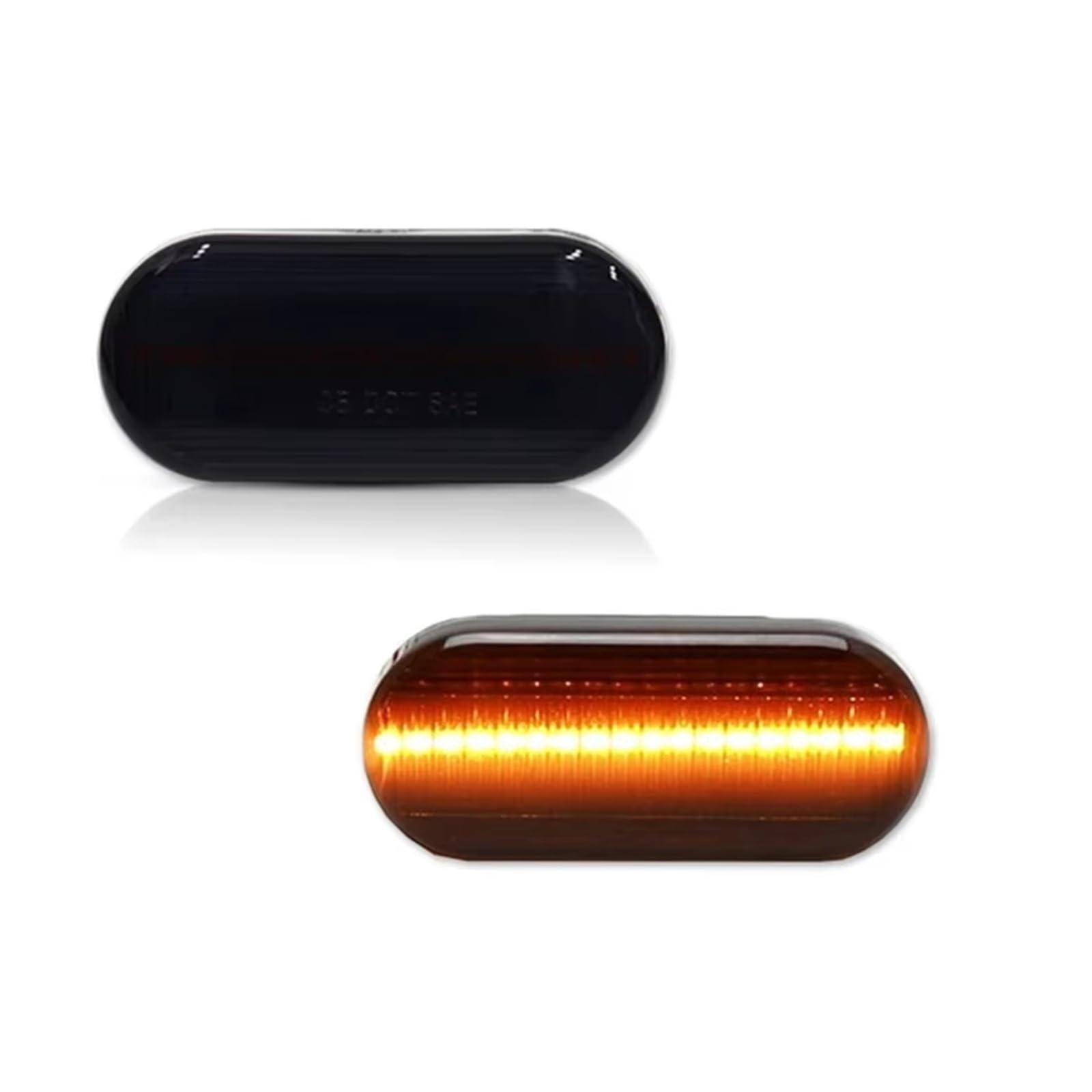 Recambio Intermitente Para SEAT Para Ibiza Para 6L Para Córdoba Para Toledo Para Leon 1993 1994 1995-2008 LED Indicador Lateral Dinámico Señal Giro(Smoked No Dynamic)