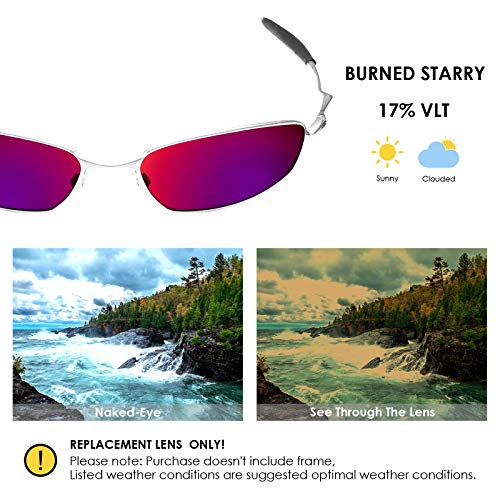 Image of BLAZERBUCK Anti-salt Polarized Replacement Lenses & Sock Kit for Oakley Whisker OO4141 Sunglass