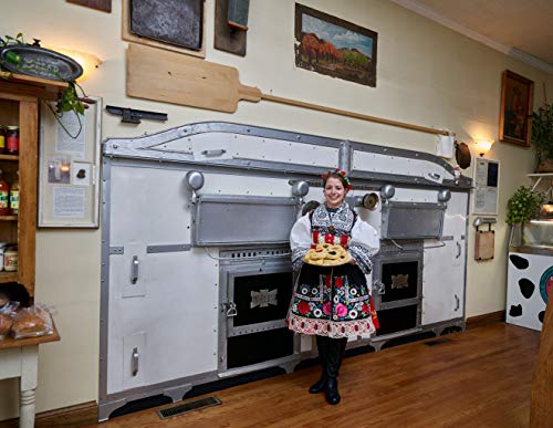 24 x 36 Giclee Print ofÂ Ashley Pudil Offers a Plate of Freshly Baked Czech Pastries at The Sykora Bakery, a Landmark in The Czech Village Neighborhood of Cedar Rapids, Iowa 2016 by Carol Highsmit 97j