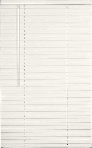 Miniatura 10 de LOTUS & WINDOWARE - Mini persiana de aluminio sin cuerda de 1 pulgada, 25 pulgadas de ancho x 84 pulgadas de largo, blanca, persianas metálicas