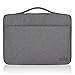 Produktbild Arvok Stoßfestes Laptop Sleeve Hülle Tasche Aktentasche Wasserfest für die meisten 15-15,6 Zoll Laptops, Notebooks, Ultrabooks und Netbooks mit Griff Henkel & Reißverschluss-Tasche, Grau