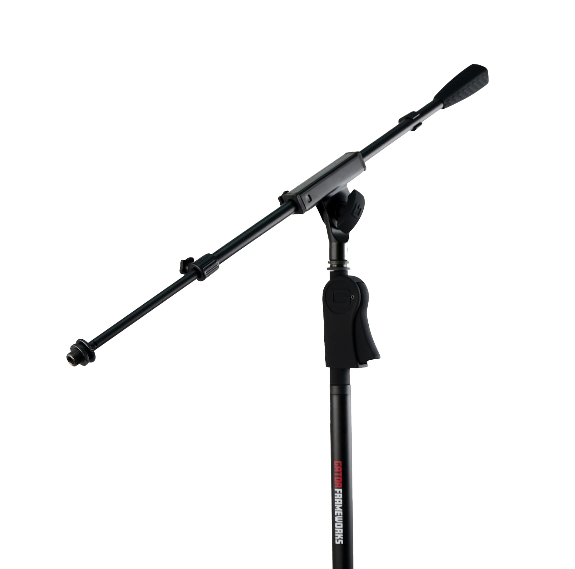 Gator Frameworks Deluxe statyw mikrofonowy z regulacją wysokości sprzęgła i teleskopowym ramieniem wysięgnika (GFW-MIC-2120)