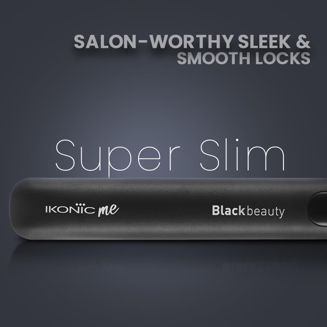 Ikonic Travel Friendly Hair Styling Combo Black Beauty Hair Straightener + Mini Vibe Hair Dryer For Quick Straighten, Curls, Drying Easy To Carry - Image 3 thumbnail