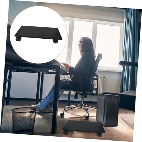 Soporte ajustable para torre de PC DOITOOL con ruedas, soporte móvil para CPU bajo escritorio, estante para piso ahorrador de espacio miniatura 4