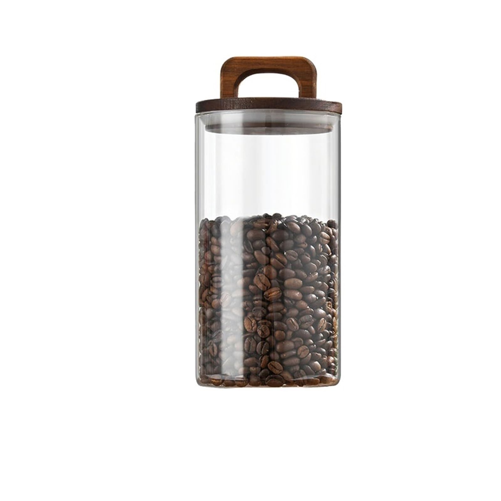 Versiegeltes Glas for Kaffeebohnen, vakuumversiegelter, wasserdichter und luftdichter Behälter, Vorratsglas for Lebensmittel, Getreide und Süßigkeiten für Kaffeebohnen, Zucker(1250ml)