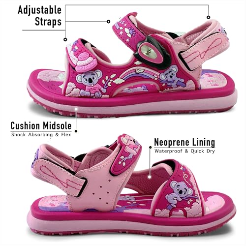 Gold Pigeon Shoes SIGNATURE Easy Snap Buckle Unisex -Child Outdoor Water Sandal for Kids Toddler Boys Girls3