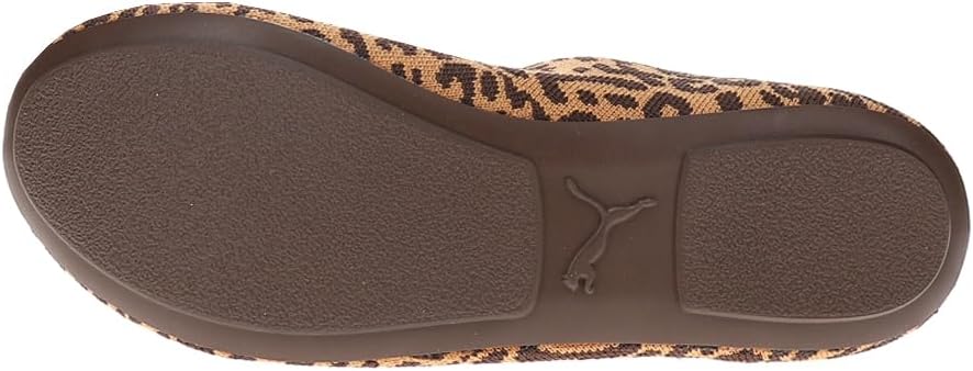 PUMA Womens Iliana Ballerina Leopard Ballet Flats Casual - Brown - Size 8 M - Image 5