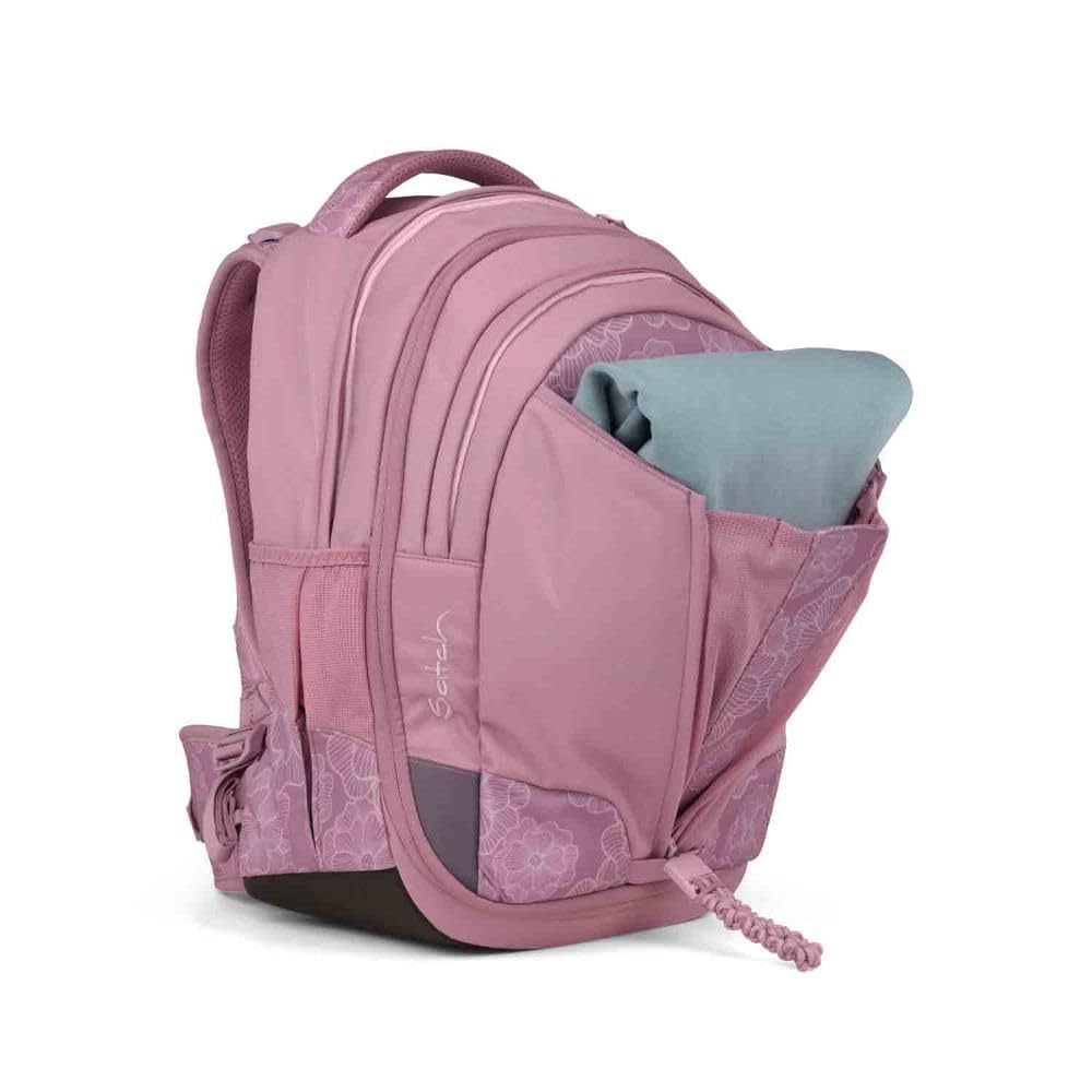 Satch Match Schulrucksack Set 3tlg. inkl. Schlamperbox und Sporttasche (Magnolia Dream)