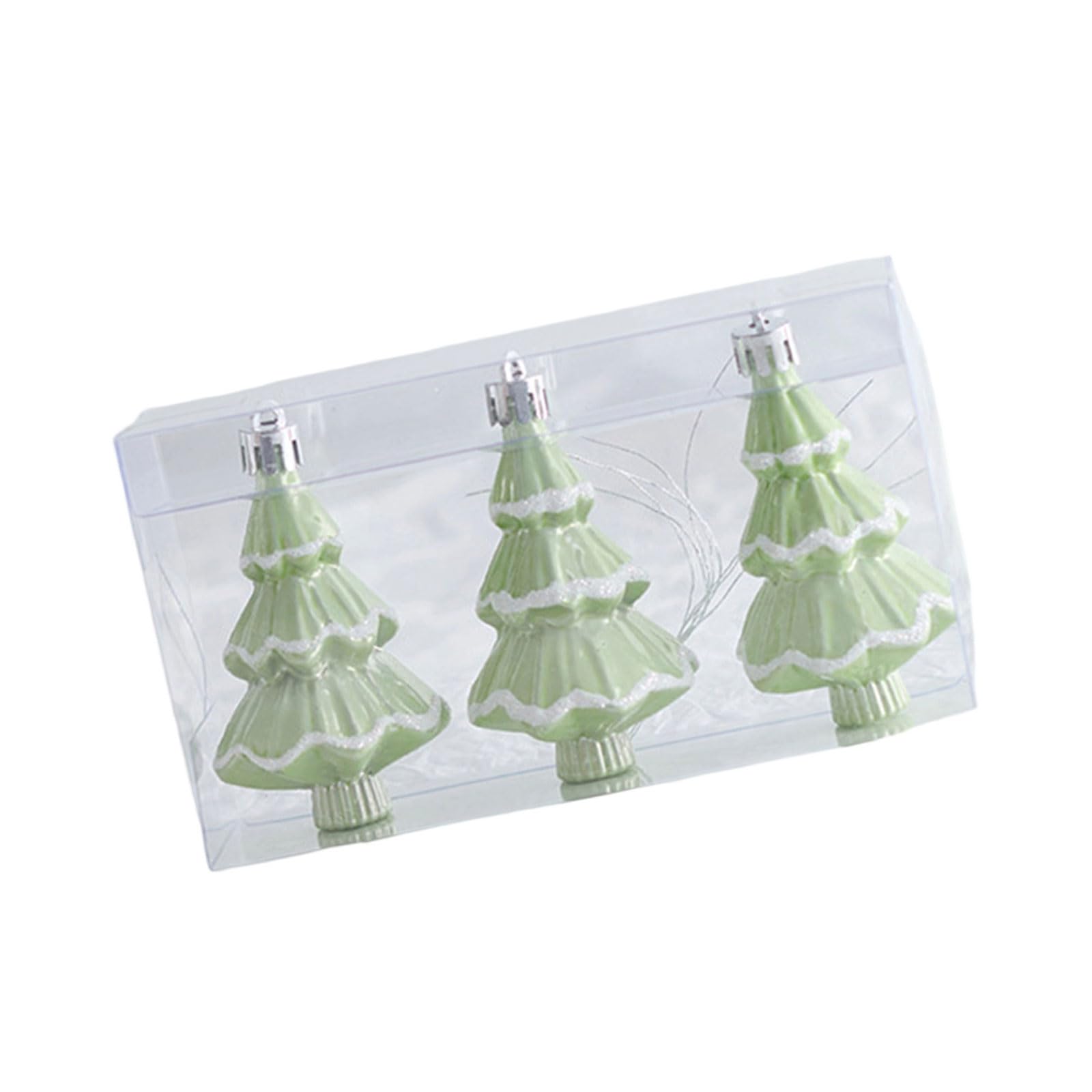 Tfaoys A Modern Christmas Decoration Spheres Stylish Pvc Festival Ccessories Decorative Holiday Ornament Green Christmas Ball Set