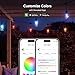 Nanoleaf Essentials Matter Smart Multicolor Outdoor String Lights Smarter Kit with Addressable RGBICW LED Bulbs, White and Color-Changing, Wi-Fi + Bluetooth, IP 65 Water Resistant (98ft, 40 Bulbs)