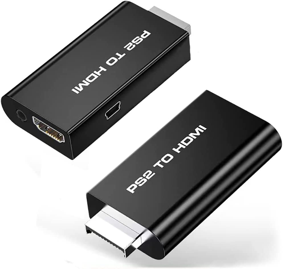 Image of MICROWARE PS2 to HDMI Converter Adapter, Supports All PS2 Display Modes