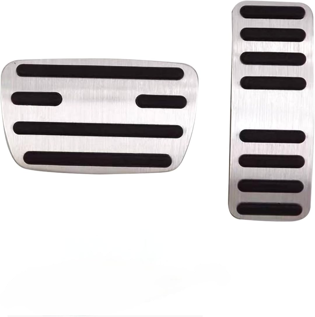 Car Pedal Covers for Buick Encore GX 2020 2021 2022 2023 2024 2025 2026, Auto Aluminum Gas Pedal Covers Accessories Replacement, Non-Slip Accelerator Brake Foot Rest Pedals(Set of 2)