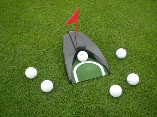 Electric putting cup - automatic ball return.