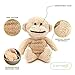 Thermal-Aid Zoo Mini — (Jo Jo The Monkey) — Mold-Resistant, Washable Hot & Cold Pack for Kids — Heating and Cooling Pad with Natural Corn Filling — Reusable Plush Toy