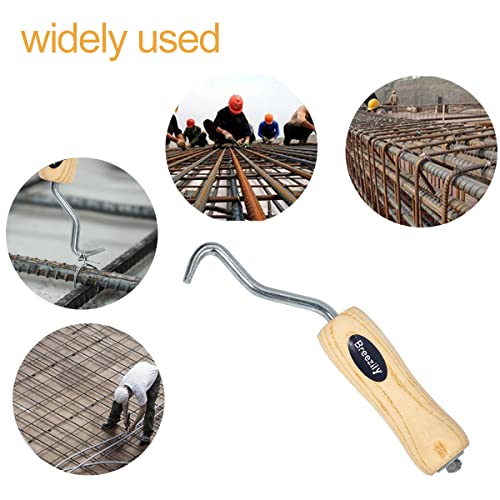 Image of 4 Pieces Wire Twister,Rebar Wire Twister Pull Tie Wire Twister, Concrete Metal Wire Twisting Fence Tool