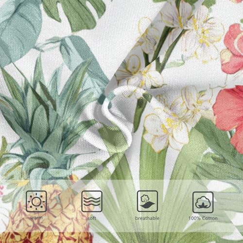 Wusikd Tropical Floral Boys' Underwear Cotton Pineapple Boys Briefs Soft Toddler Underwear 2T3