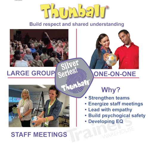 Image of Trainers Warehouse 6 inch Thumball Collection, 32 Prompts for Conversation, Team Building, Relationship and Training