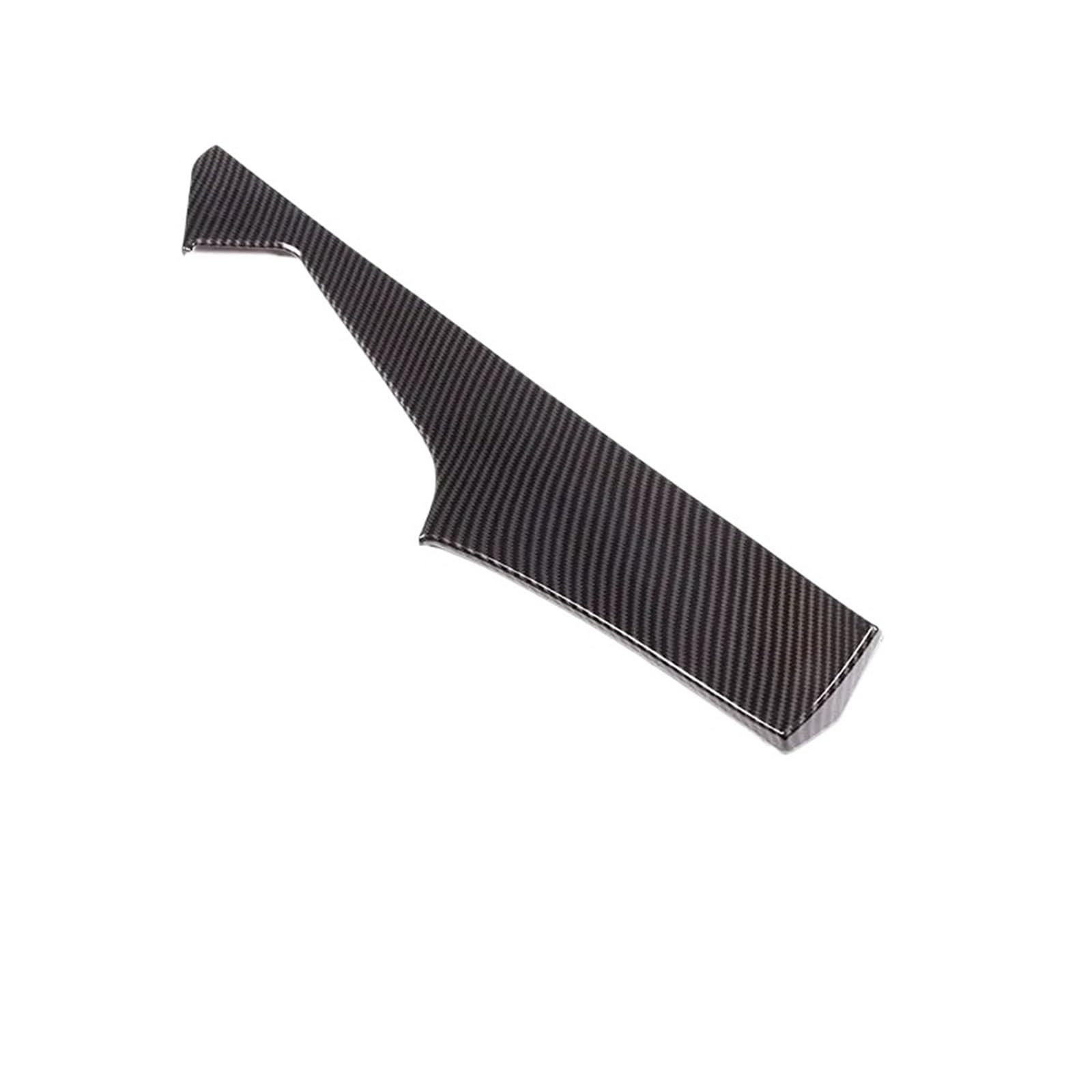 for Chevrolet for Corvette C7 2014-2019 ABS Carbon Fiber Car Main Driver's Inner Door Panel Cover Sticker Trim Center Console Trim(Carbon Fiber)