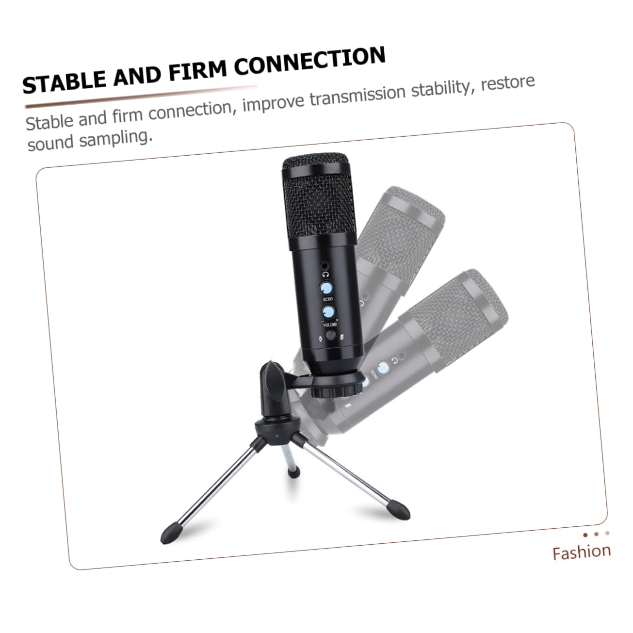Uonlytech 1satz USB Kondensatormikrofon Mit Stativ Und Kopfhörerausgang Für Podcasting Livestreaming Und Studioaufnahmen Mit Geräuschreduzierender Technologie Und Einfachem