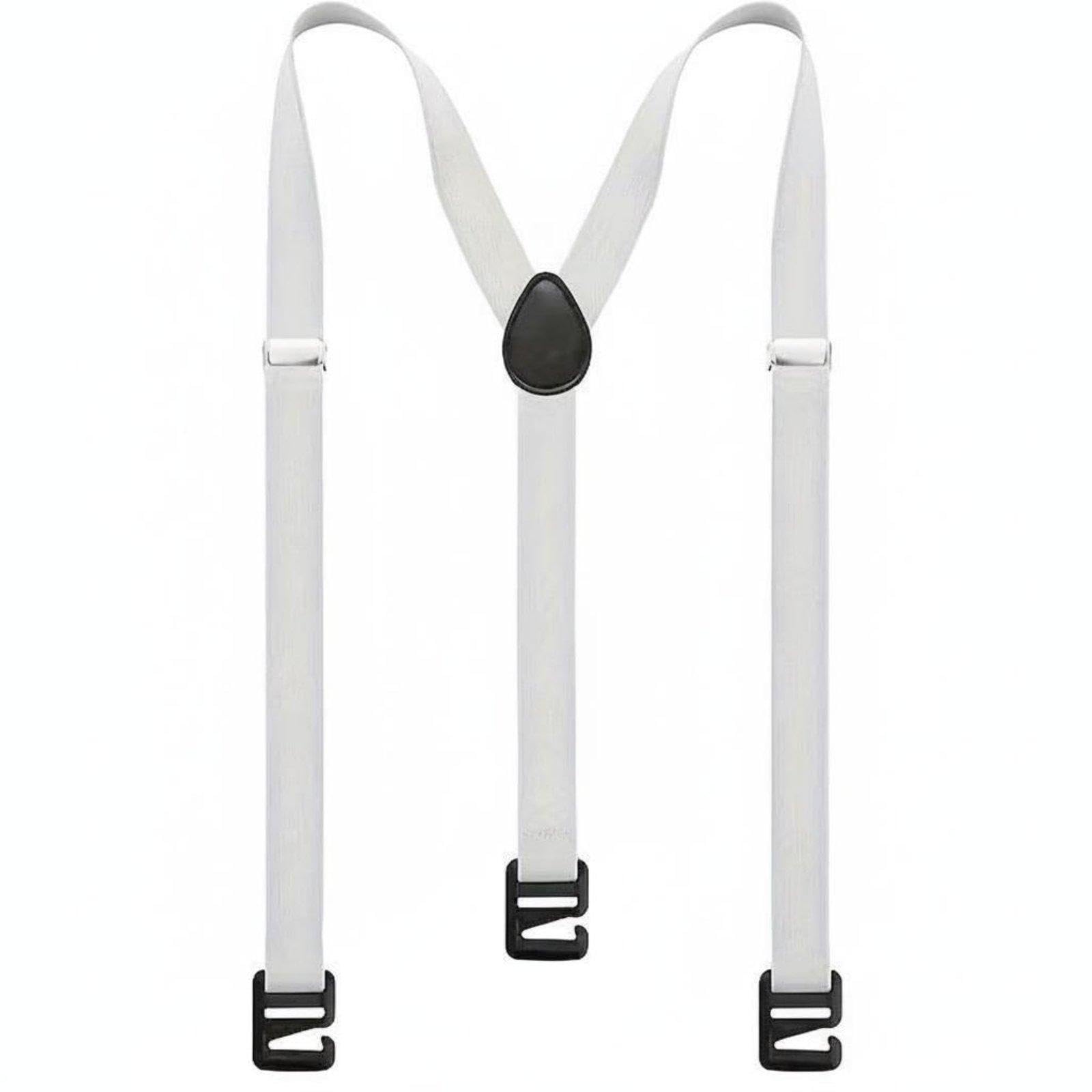 Belt Loop Hook Suspenders Invisible Design Adjustable Elastic Suspenders Vintage Design Adjustable Elastic Suspenders for Hiking, Skiing, Outdoor White|Clothing Shoes & Accessories| Mens-image-18