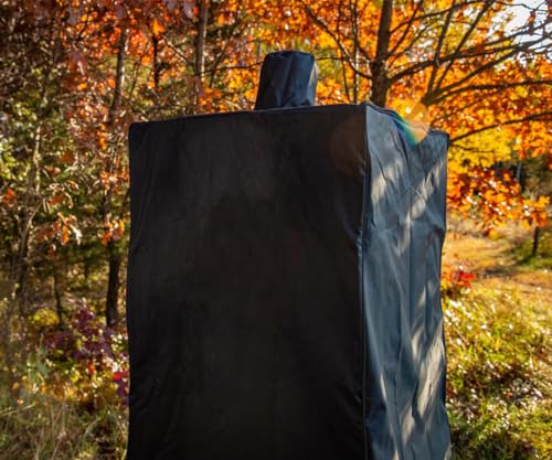 Image of ZJYWSCH Grill Cover for Pit Boss Pro Series DX 4 Wood Pellet Vertical Smoker PBV4PS2 PBV4PS1 PBV4NX PBV4DX Heavy Duty PitBoss Copperhead Onyx 1300 Vertical Smoker Cover