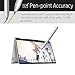 Rechargeable MPP 2.0 Tilt Pen for HP Rechargeable MPP 2.0 Tilt Pen for HP Envy X360 Pavilion X360 Specter X360 Spectre X2 Envy X2,4096 Pressure and Palm-Rejection (Silvery,3J122AA)