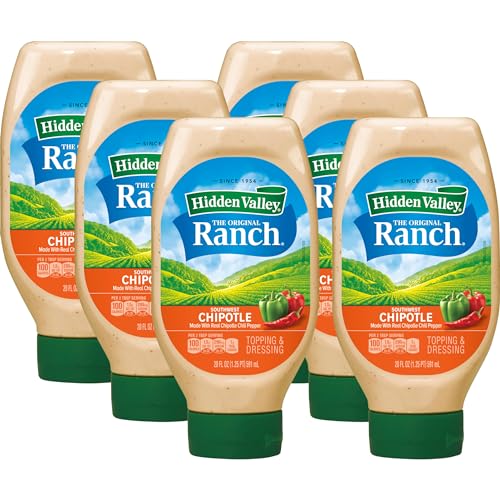 Hidden Valley Easy Squeeze Southwest Chipotle Ranch Salad Dressing &