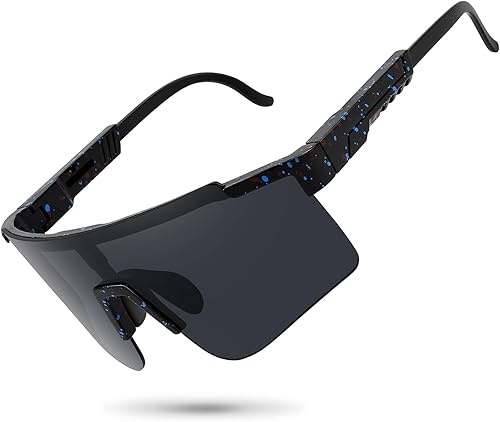 MALIDAK Gafas de sol deportivas para hombres y mujeres, jóvenes, gafas de sol de béisbol, protección UV400, gafas de ciclismo para hombres