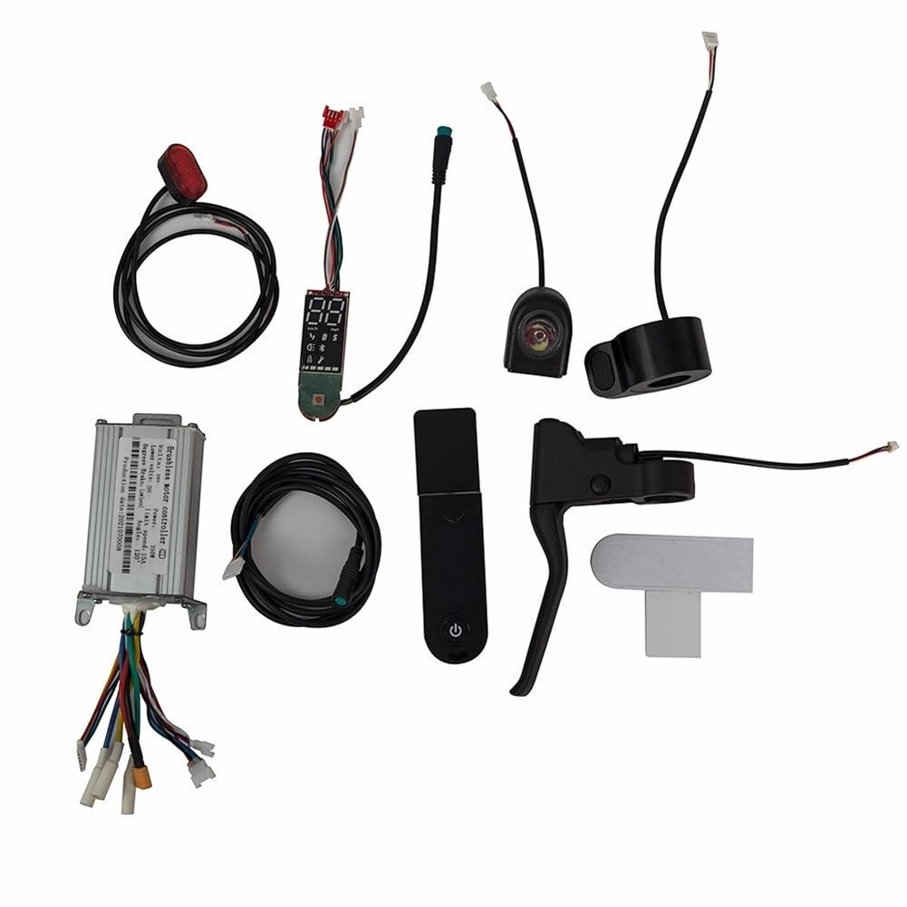 Centralina Monopattino Elettrico Kit controller scooter 36V 350W Controller senza spazzole Cruscotto Acceleratore Scooter Parti di ricambio for bici elettriche