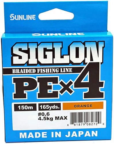 Sunline 63052480 Siglon PEx4 Orange 165yd 3lb