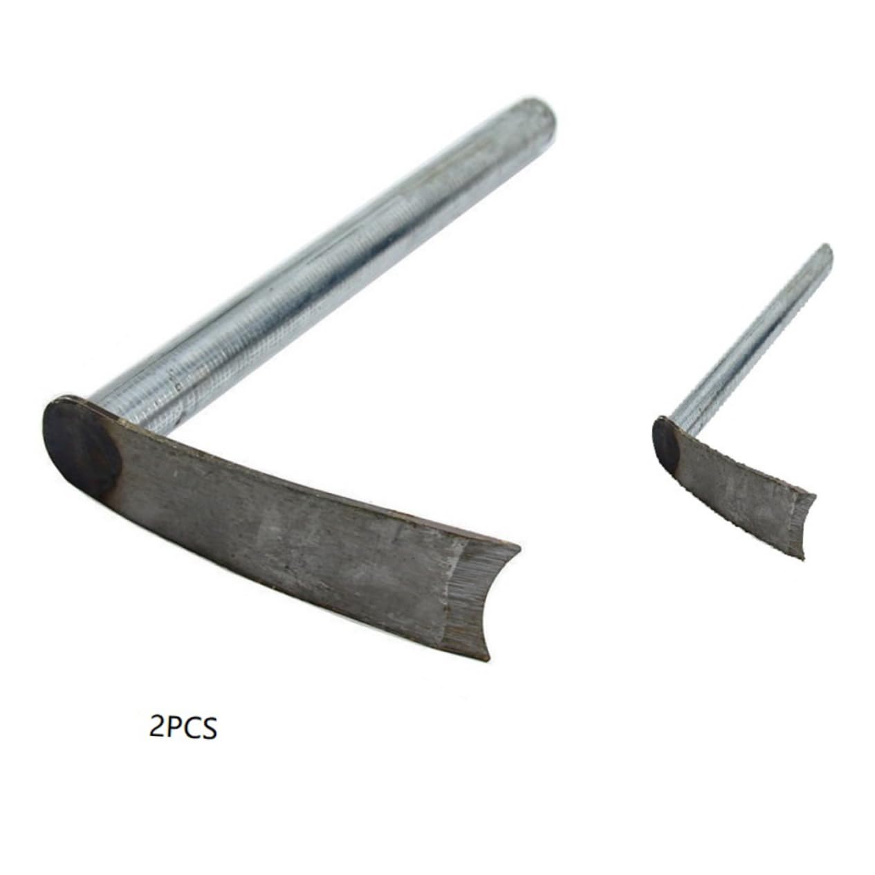 Abaodam Azada De Acero Pequeña para Jardinería y Deshierbe, 2 Piezas Mango Resistente, Herramientas Manuales para Cultivo y Cuidado del Jardín, Accesorio Duradero y Antióxido, Uso Agrícola Doméstico