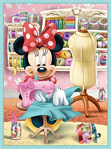 Trefl 230.136,7 cm Minnie Hobby 2-in-1 Puzzle con