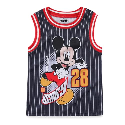 Image of Disney Mickey Mouse Boys Mesh Tank Top and Shorts Set for Toddler and Big Kids