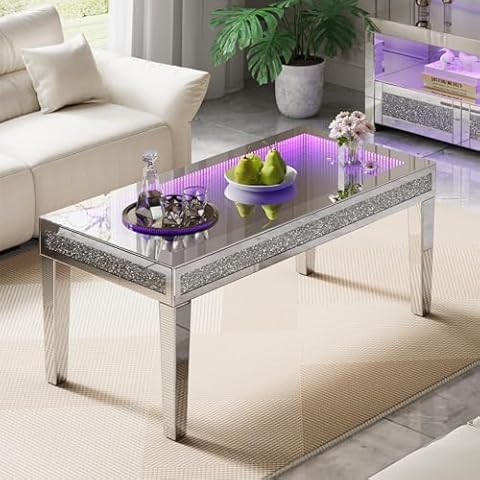 Alohappy Mirrored Coffee Table Cover