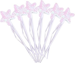 Toyvian Varinhas De Estrela De 35 Cm Varas De Estrelas Para Bebês Lantejoulas Varinhas De Fadas Varinhas De Princesa De Fada Varinha De Fadas Varinha De Fadas De