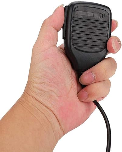 Miniatura 4 de Micrófono de altavoz de mano, micrófono Walkie Talkie de 0.138in con cable de poliuretano para BaofengYaesu, altavoz de micrófono de radio