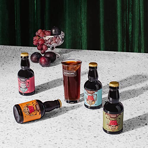 BONOMI Cold Brew Coffee Assorted Gift Box, Hazelnut, Caramel Mocha, Vanilla Coffee and Cinnamon Cold Brew Coffee With 1 Glass | Festive Gifting | Diwali Gift | Gift Box | Best... - Image 4