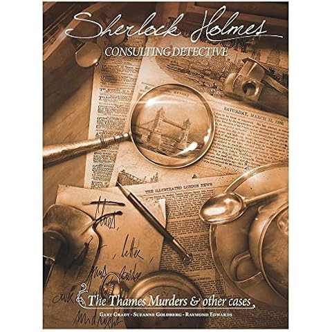 Space Cowboys | Sherlock Holmes Consulting Detective: The Thames Murders and Other Cases | Board Game | Ages 13+ | 1-8 Players | 60-120 Minutes Playing Time Cover