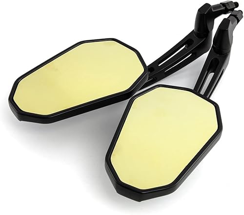 ECLUT Side Mirrors for Z900 Z1000 Universal 8mm 10mm Motorcycle Rearview Mirror Aluminum CNC Motorcycle Rear View Mirrors Ultra HD Side Mirror