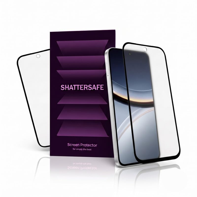 Image of Gorilla Matte Tempered Glass Compatible For Poco F7 5G [Pack of 1] - Anti Glare, Scratch Resistant, Edge to Edge Protection With Easy Installation Kit & Case Friendly Fit.