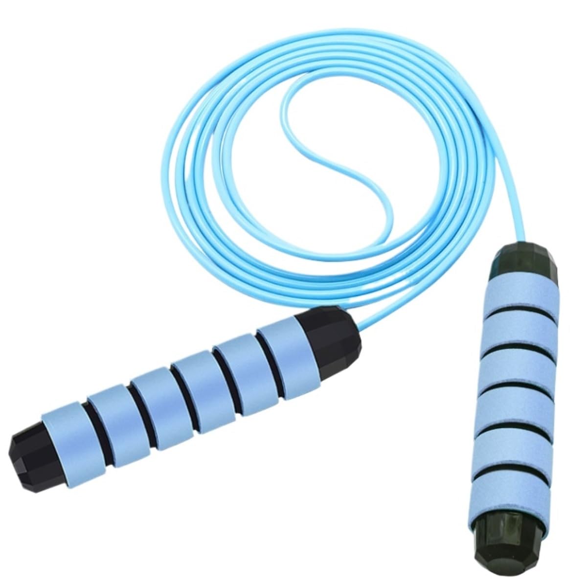 corde per saltare per adulti, Attrezzatura for esercizi Fitness Brucia grassi Dimagrante Corda for saltare regolabile(Blue)