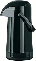 Garrafa Térmica Magic Pump cor Preto 500ml - Jato forte. Exclusivo sistema anti-pingos