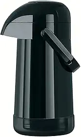 Garrafa Térmica Magic Pump cor Preto 500ml - Jato forte. Exclusivo sistema anti-pingos