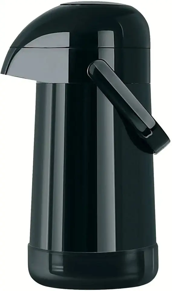 Garrafa Térmica Magic Pump cor Preto 500ml - Jato forte. Exclusivo sistema anti-pingos