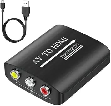 4379 Rca Av To Hdmi  evirici 3RcA D n t r c  Adapt r 1080p