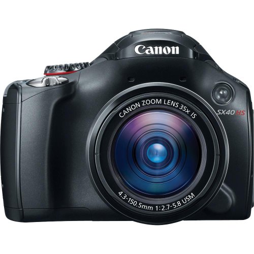Canon SX40 HS 12.1MP Digital Camera with 35x Wide Angle Optical Image Stabilized Zoom and 2.7-Inch Vari-Angle Wide LCD